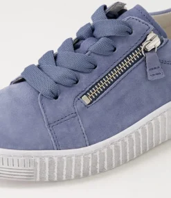 Amelia Nautic White Suede Sneakers