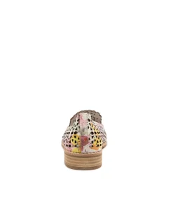 Ayvler White Multi Lea