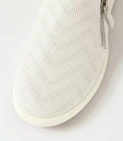 Caren 22 Weiss Leather Sneakers