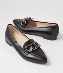 Diego Schwarz Leather Loafers