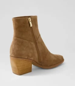 Raxel Light Choc Suede Ankle Boots
