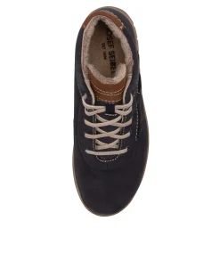 Steffi 53 Ocean Kombi Leather Ankle Boots