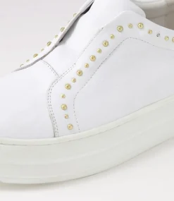 Synty White Leather Sneakers