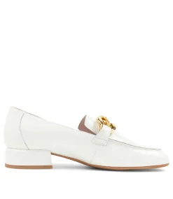 Vivandy White Patent Leather Heels